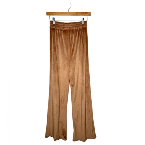 Skims | Velour Crop Tank and Wide Leg Pants Set in Sienna XS - Picture 6 of 12